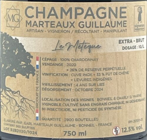 Champagne Marteaux Guillaume - Le Meteque - Afbeelding 2