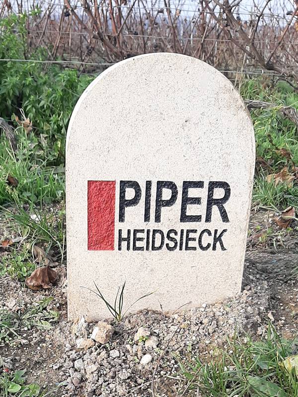 Piper Heidsieck zerk